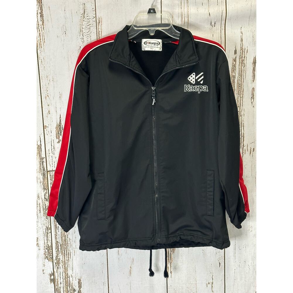 Vintage 90s Kaepa Red/ Black Zip Up Jacket